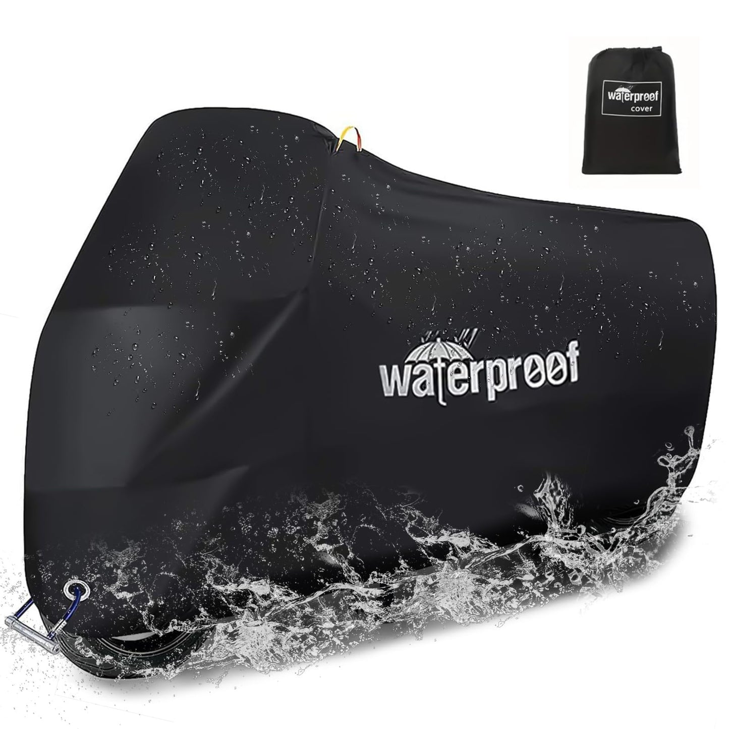 Lubardy - Funda para Moto Cubre para Motoneta Impermeable Cubierta para Motocicleta Impermeable Accesorios Protección contra el Polvo, Escombros