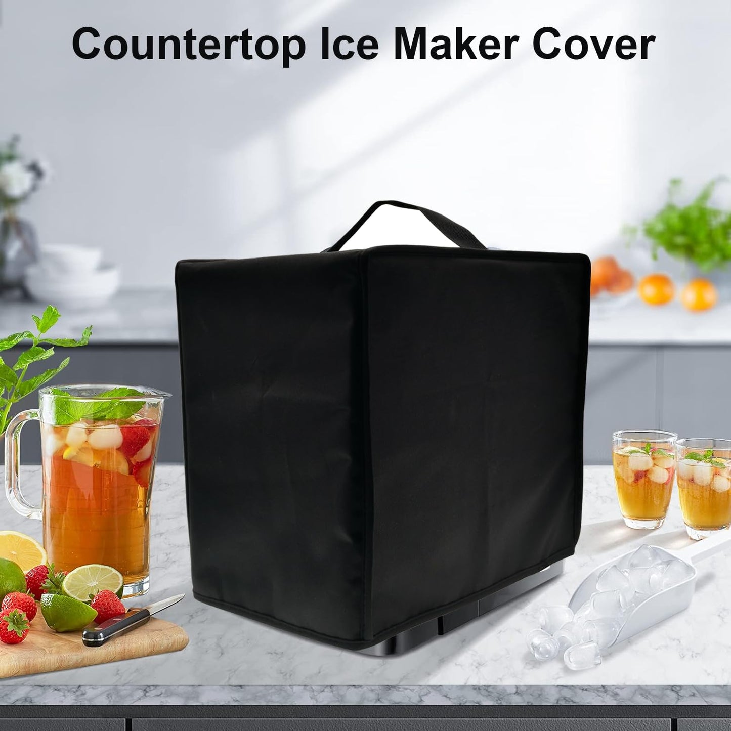 Funda para Máquina de Hielo SHTCSZBA AGLUCKY Nailon 600D Impermeable Resistente al Polvo y UV