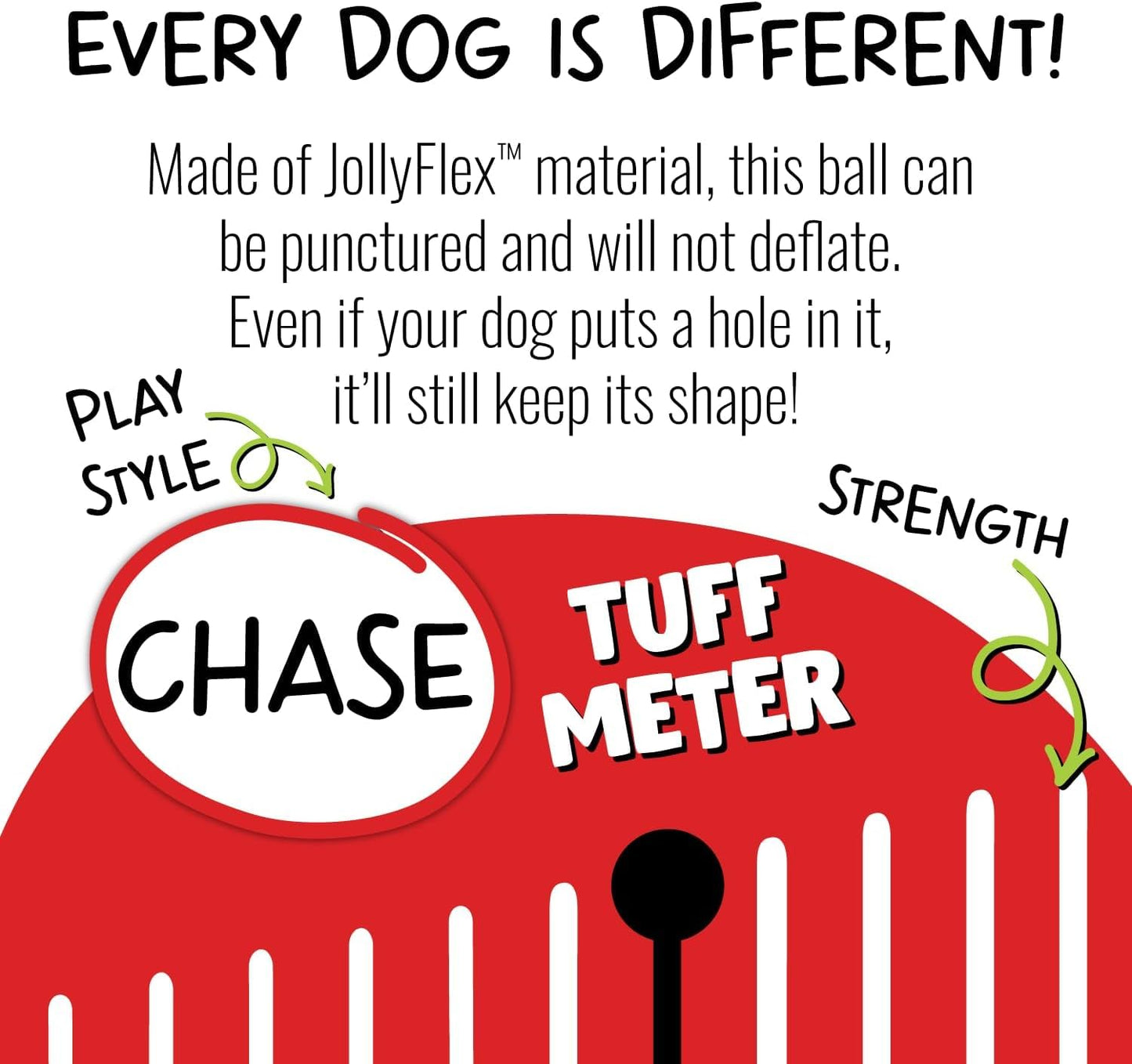 Jolly Pets - Pelota de fútbol Mediana de 6 Pulgadas, Juguete Flotante para Perro, Color Verde Manzana