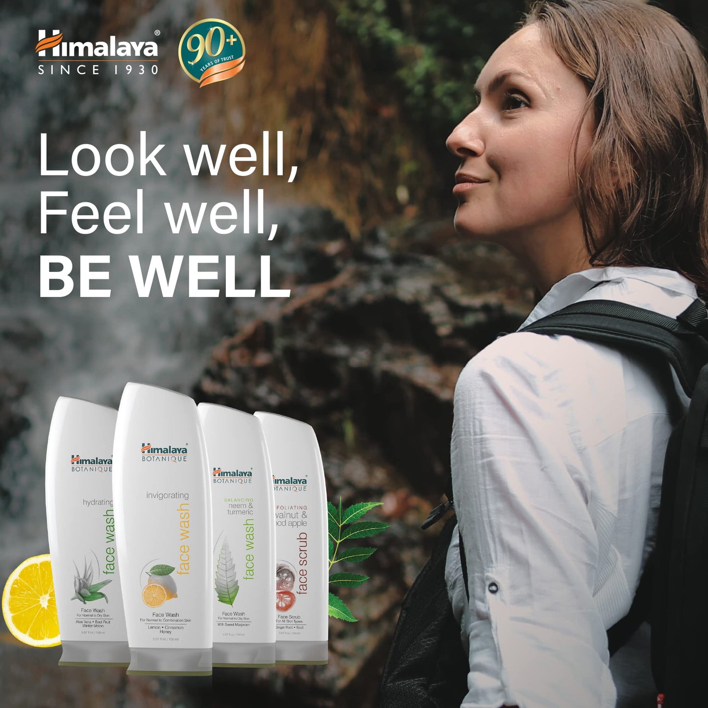 Himalaya Neem & Tumeric Face Wash and Cleanser, 150ml/5.07Fl Oz