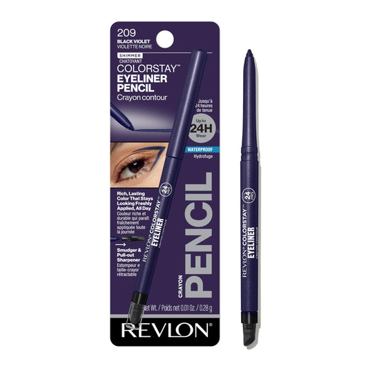 Revlon ColorStay Eyeliner Pencil, Black Violet