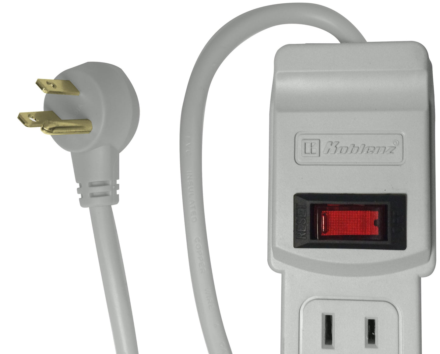 Koblenz SS-550-USB Supresor de Picos, color blanco