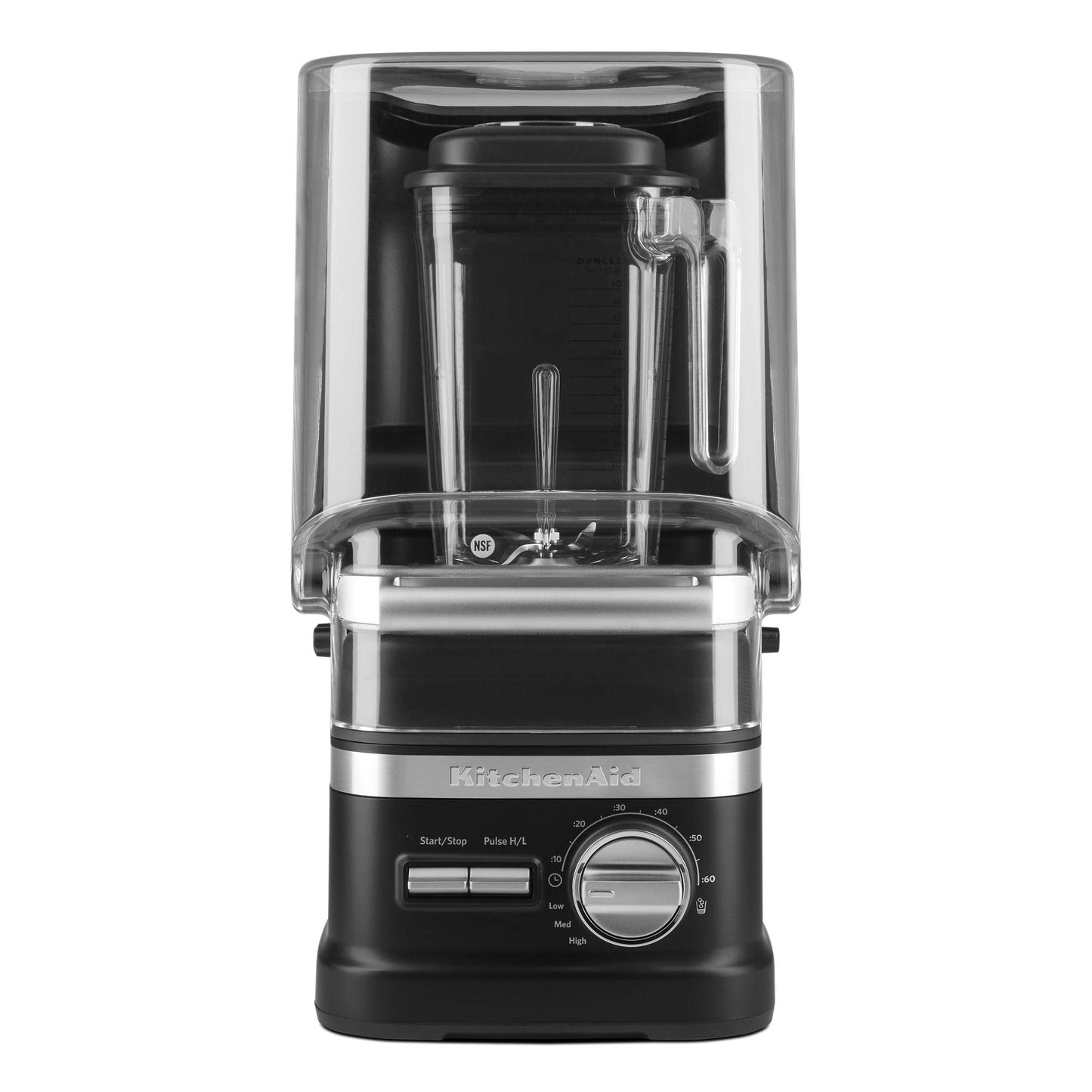 KitchenAid KSBC1B2BM NSF Enclosure Commercial Blender, 60 oz, Black Matte