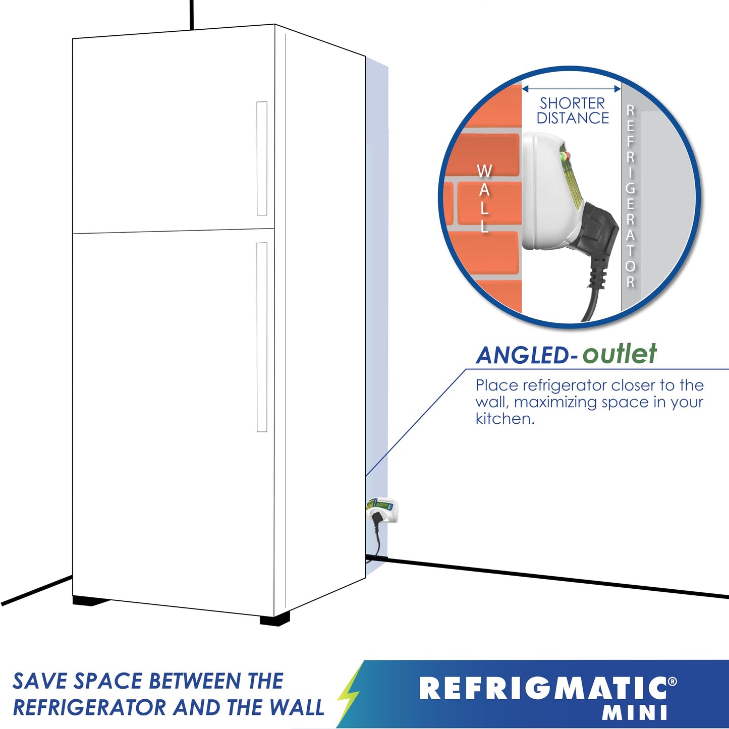 Refrigmatic WS-36300 - Protector de sobretensión electrónico para neveras de hasta 27 pies cúbicos (Paquete de 2)