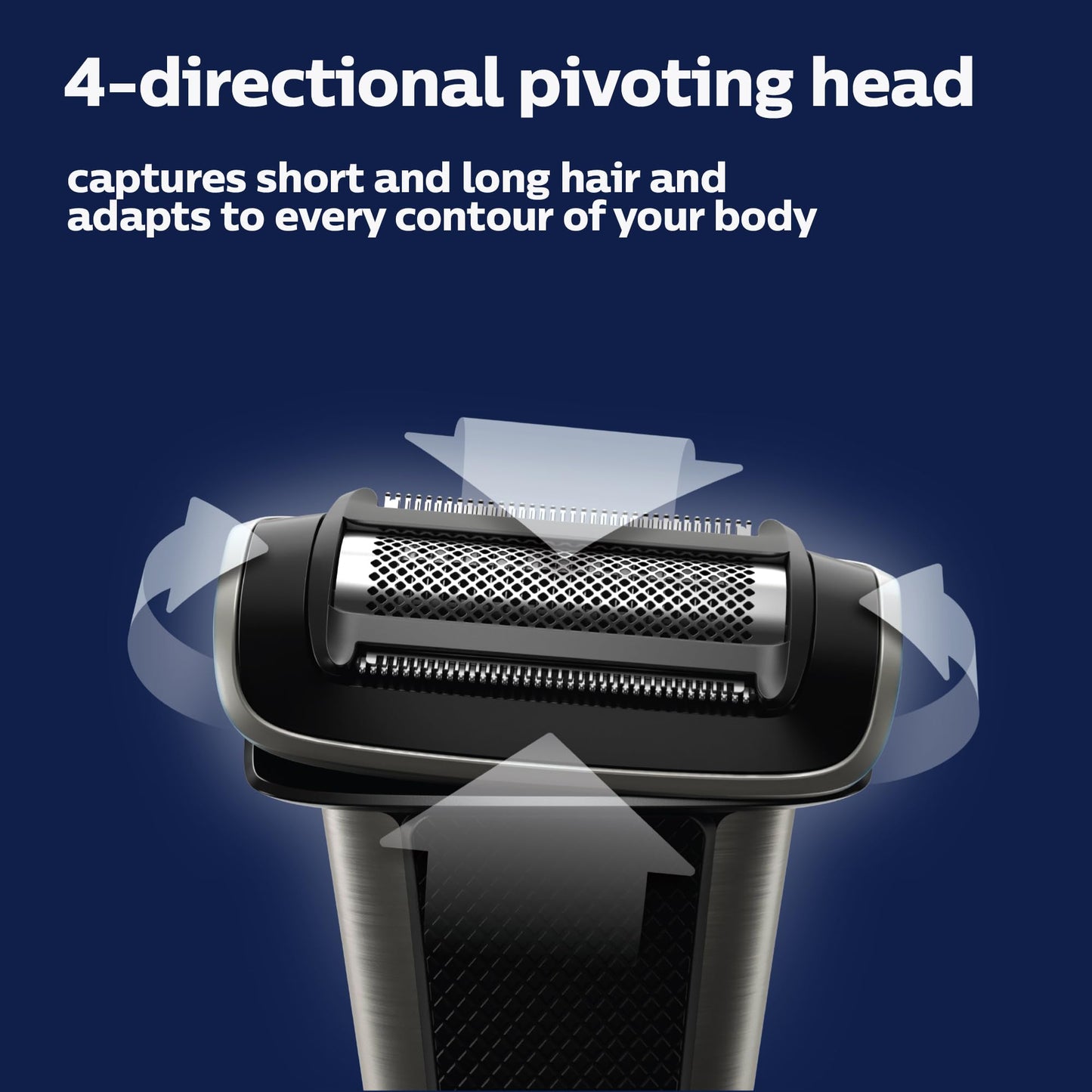 PHILIPS - Norelco Bodygroomer BG7030/49: recortadora corporal y afeitadora respetuosa con la piel, resistente a la ducha