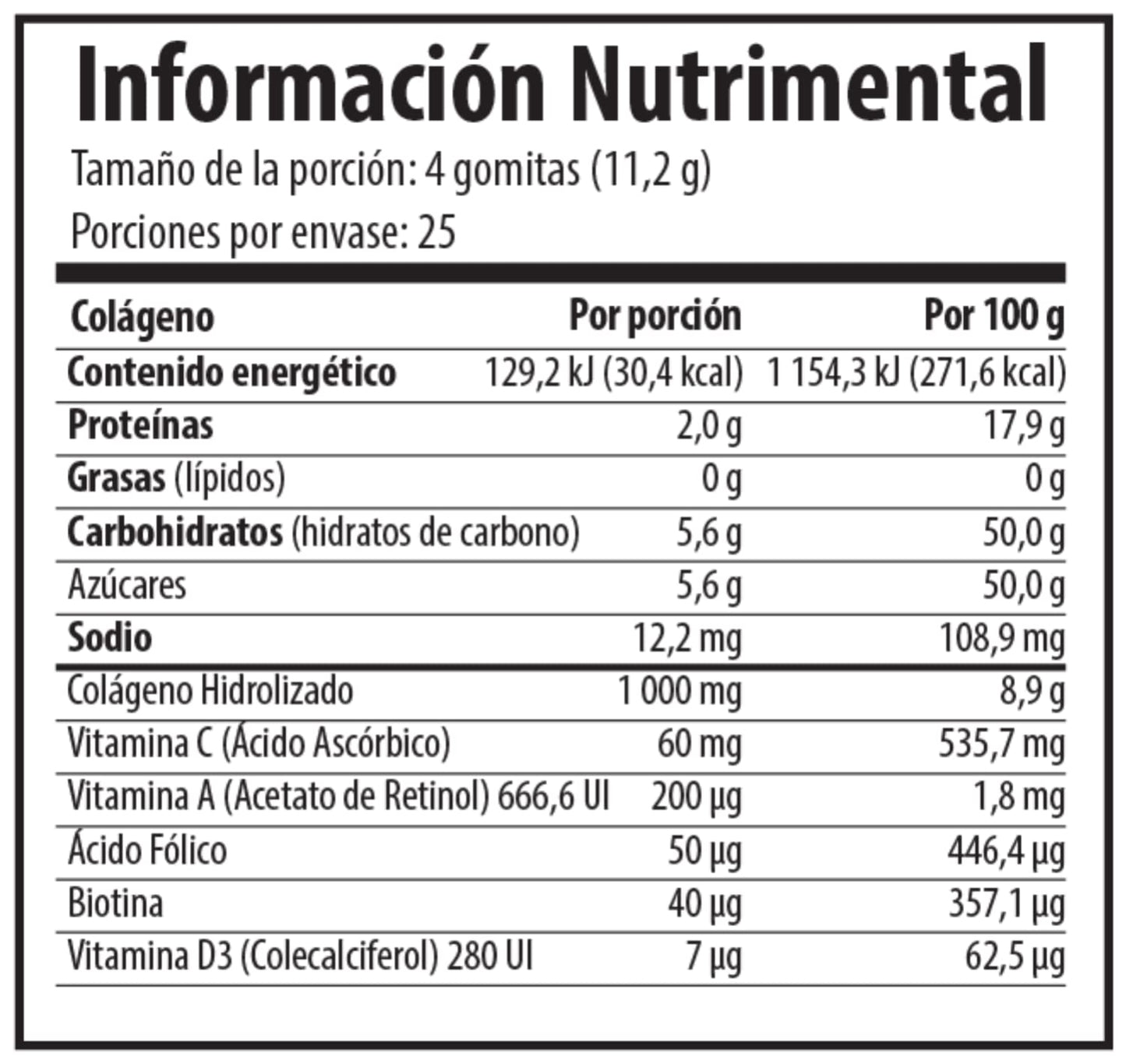 BELABEAR - Colágeno + Biotina 100 Gomitas by Belabear