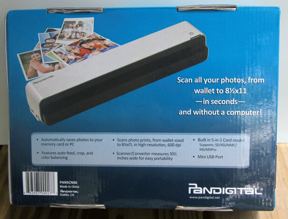 Escáner Digital de Fotos Pandigital Blanco Personalizado