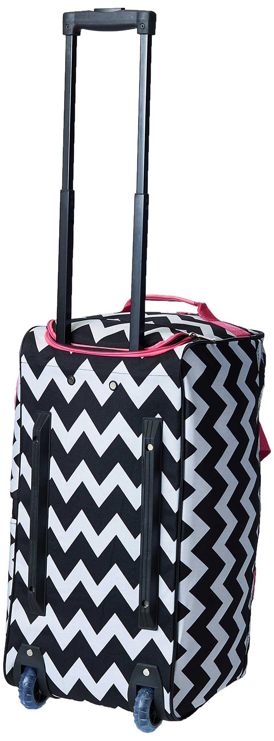 Bolsa de Lona Rodante Rockland Rosa PINKCHEVRON 22 Pulgadas