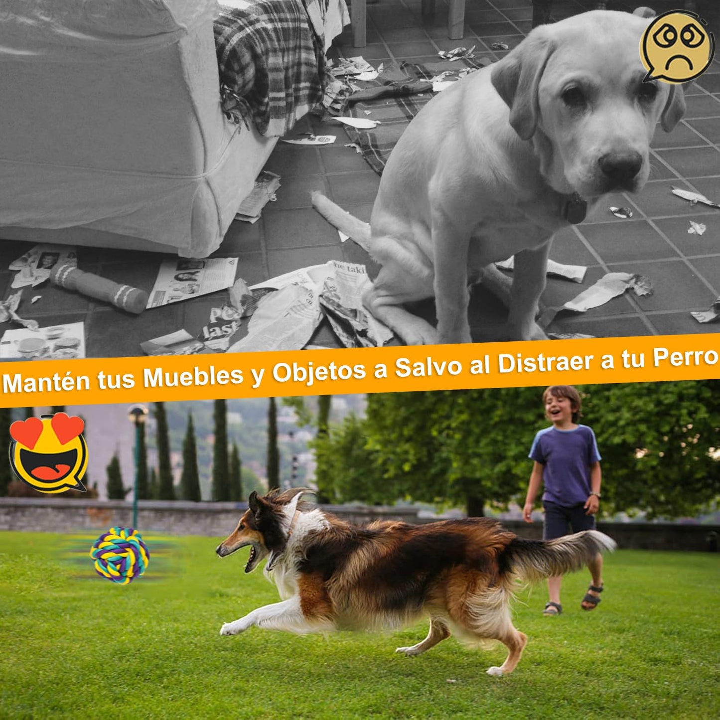 Juguetes para Perros Pequeños 15 Piezas, Juguetes Cuerda para Perro Morder con Nudo, Cuerdas Duraderos para Masticar Cachorro, Juego de Juguetes para Perros Limpiar Dientes y Alivia el Estrés