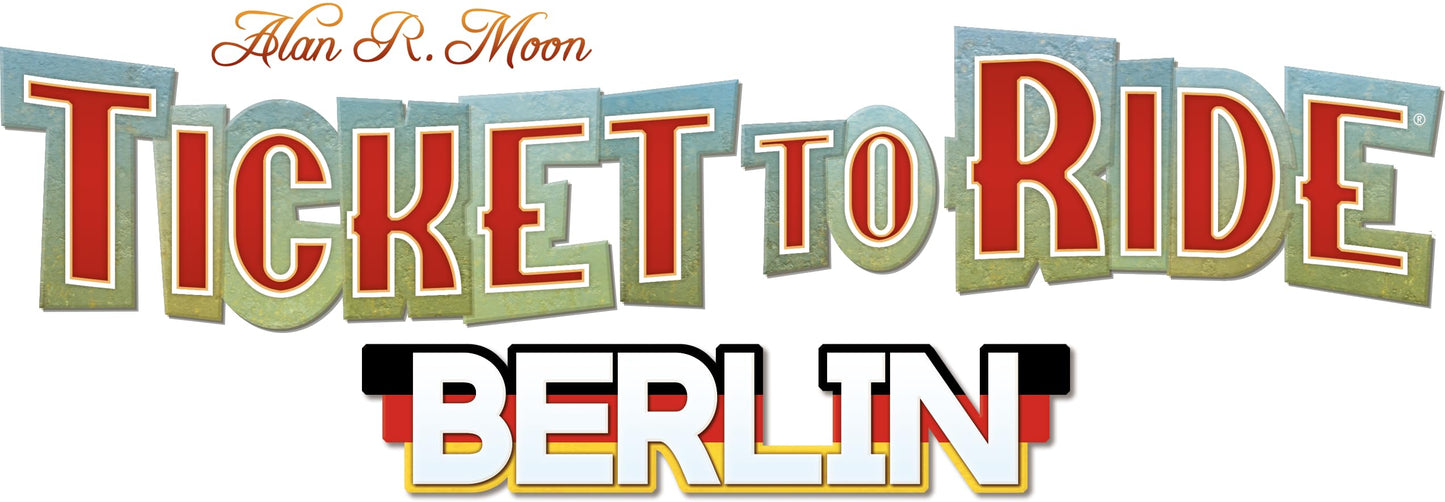 Juego de mesa Ticket to Ride Berlin – Juego de estrategia de construcción de rutas de tren, divertido juego familiar para niños y adultos, de 8 años en adelante, 2 a 4 jugadores, tiempo de juego de 10