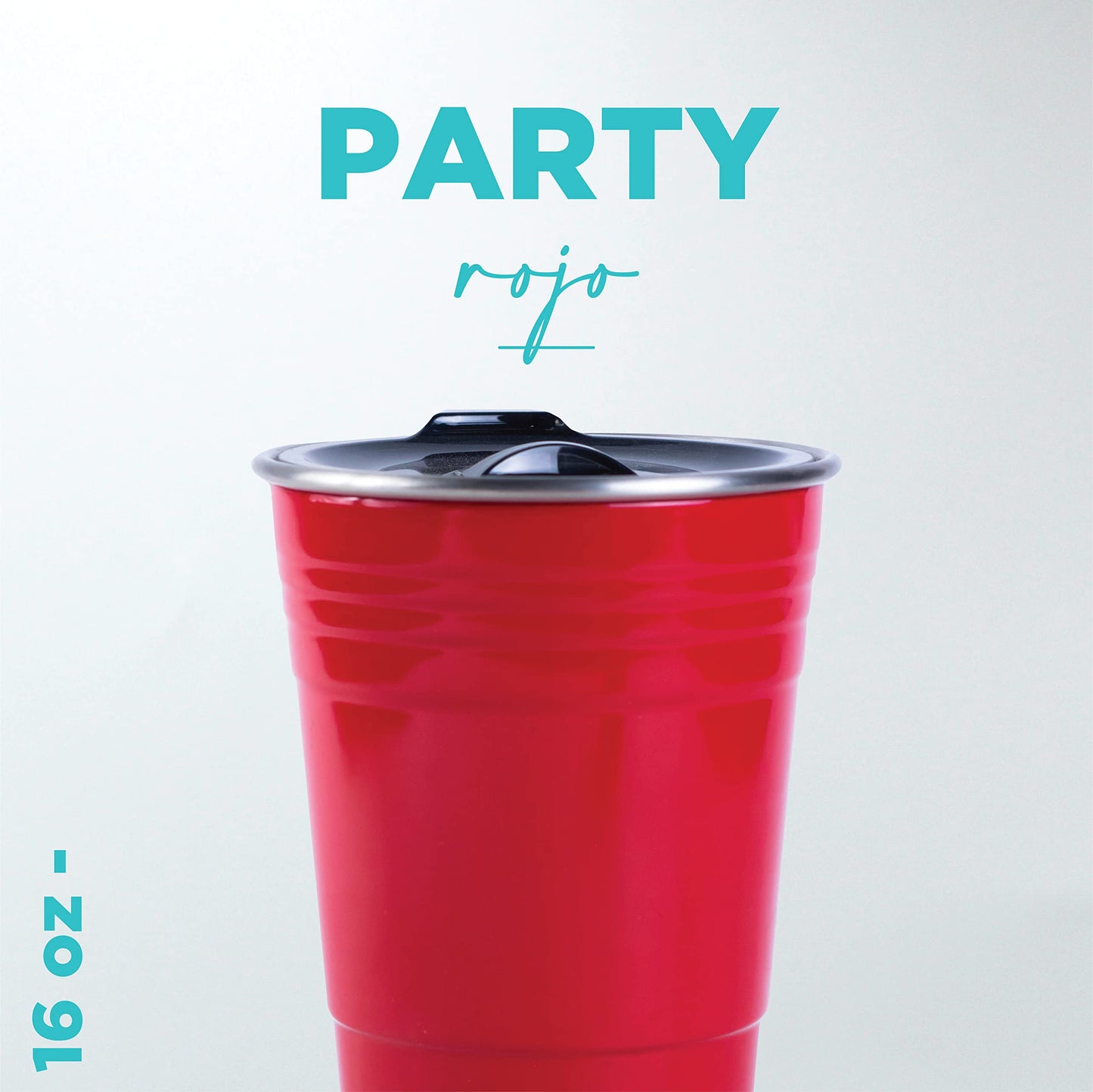 Termo Norday Rojo Doble Pared Súper Resistente 480 ml para Fiesta
