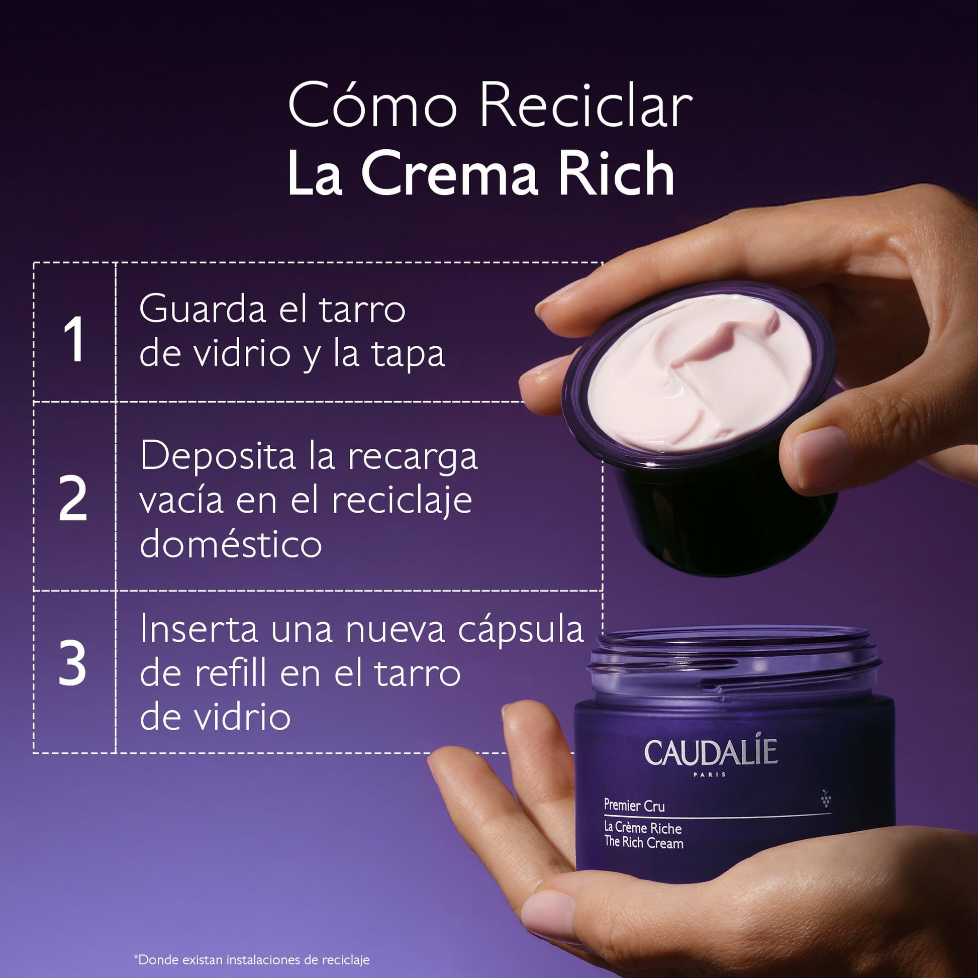 Caudalie Premier Cru La Crema Rich Hidratante para la Barrera Cutánea con Ceramidas - 50 mL
