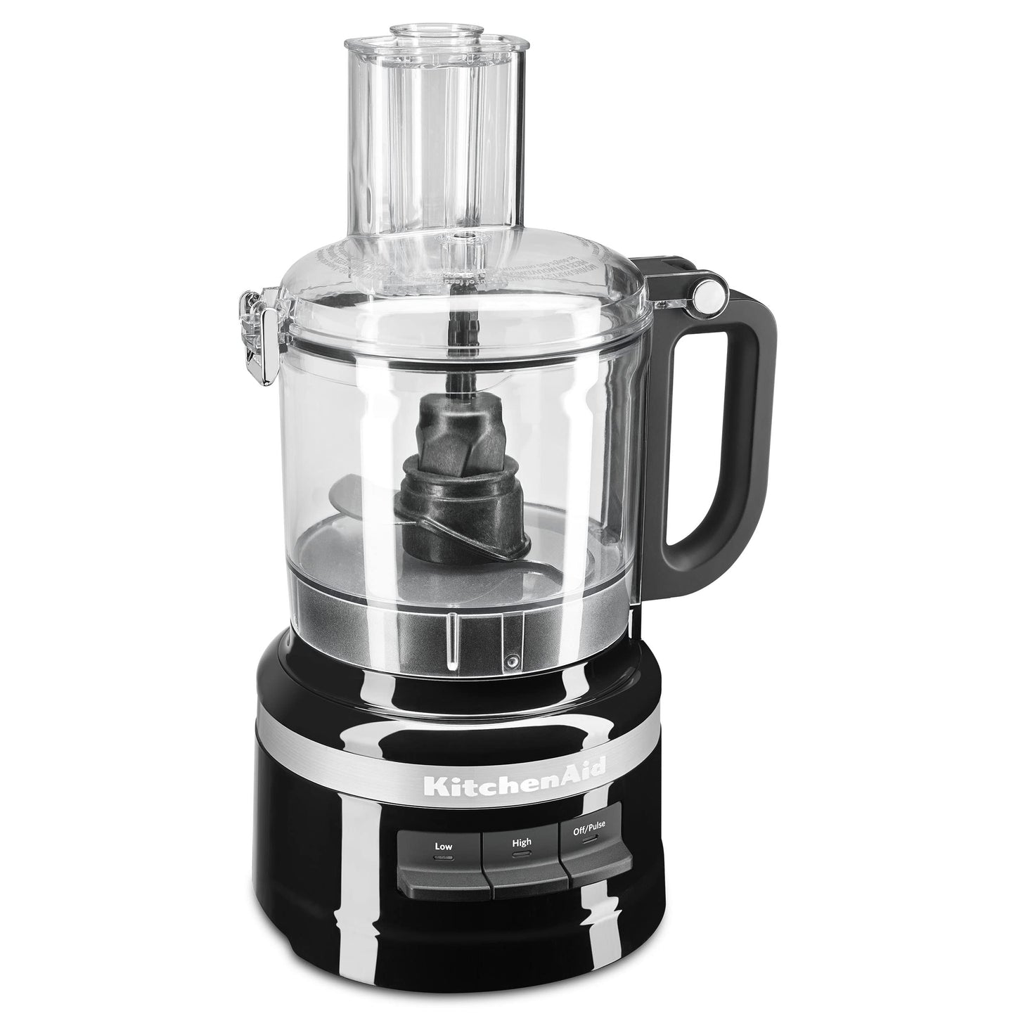 KitchenAid KFP0718OB 7-Cup Food Processor Chop, Puree, Shred and Slice - Onyx Black