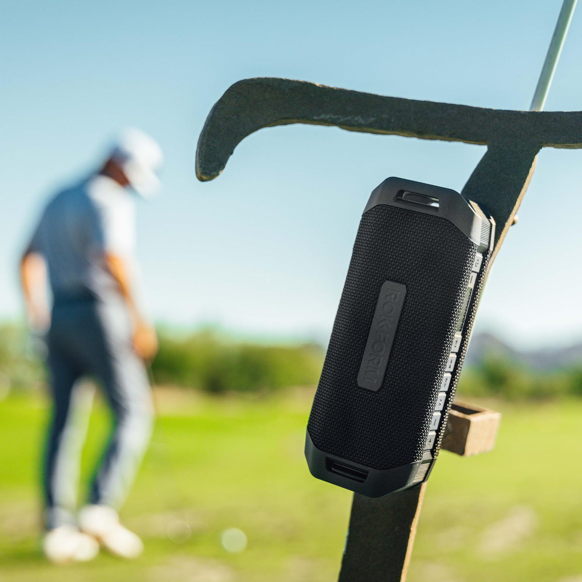 Altavoz Portátil ROKFORM G-ROK Azul Sonido Premium Resistente al Agua para Golf