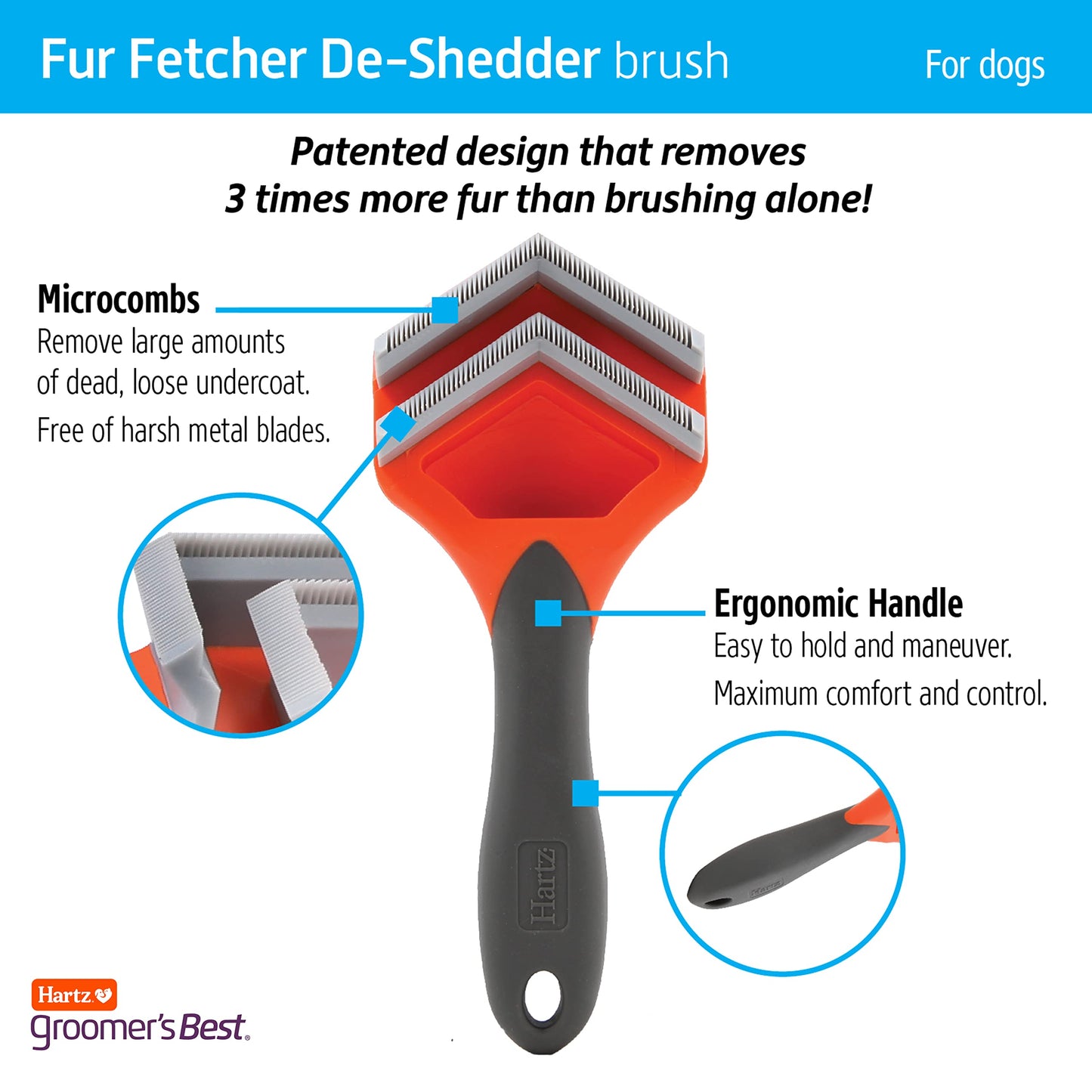 Hartz Groomer's Best Fur Fetcher - Cepillo para perro