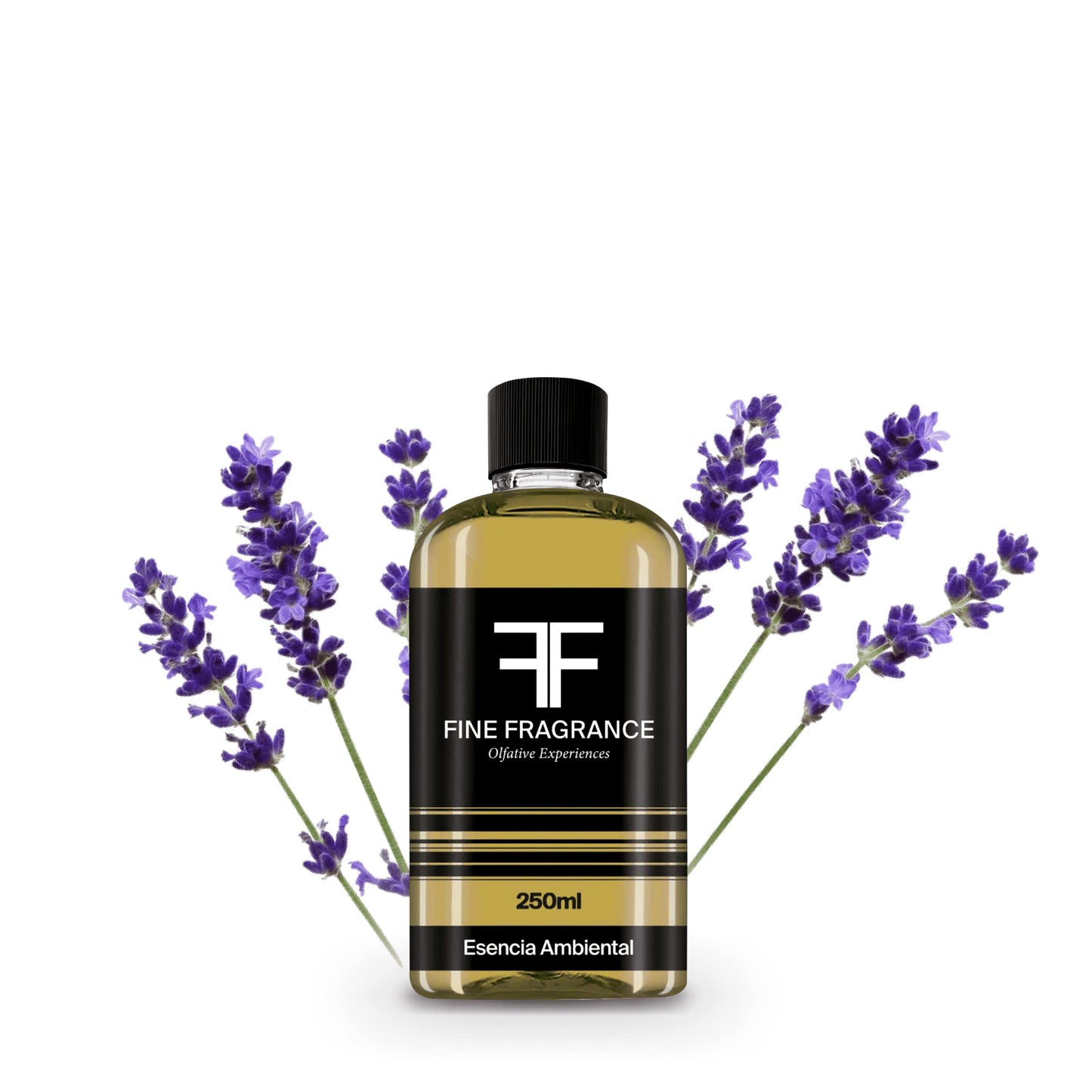 Fine Fragrance, Esencia para difusor aroma Lavanda, 250ml, ultra concentrada para uso exclusivo en difusores profesionales y aromaterapia
