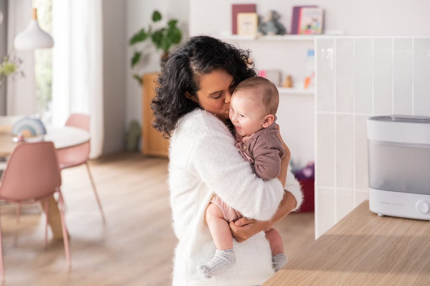 Philips Avent Esterilizador Eléctrico a vapor Advanced │Esteriliza y Almacena │SCF291/00