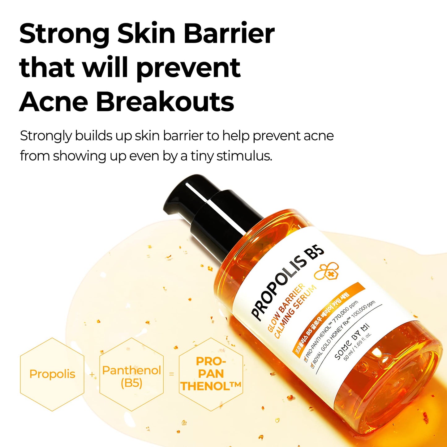 PROPOLIS B5 GLOW BARRIER CALMING SERUM / con Royal Gold Honey Rx