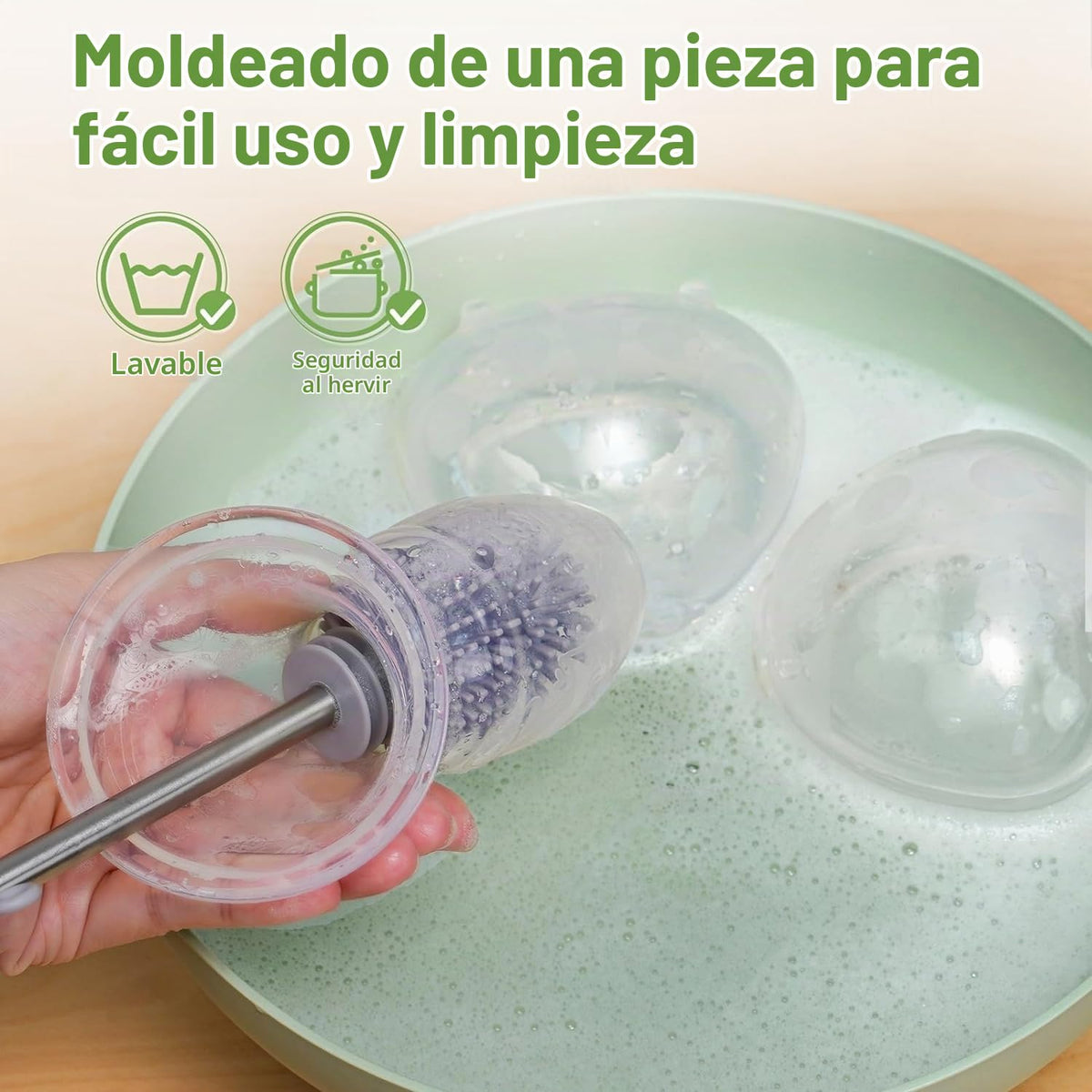haakaa - Extractor de leche materna de silicona y conchas de catarina para mamás que amamantan para recoger leche materna, bombeo y lactancia, receptor portátil de leche materna (bomba: 4 onzas/100