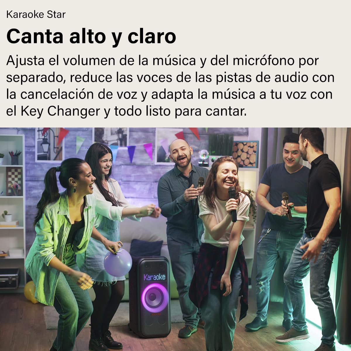 LG XBOOM XL5T Nuevo Modelo 2025 Sistema de Audio con iluminación Multicolor 200W 2.1ch