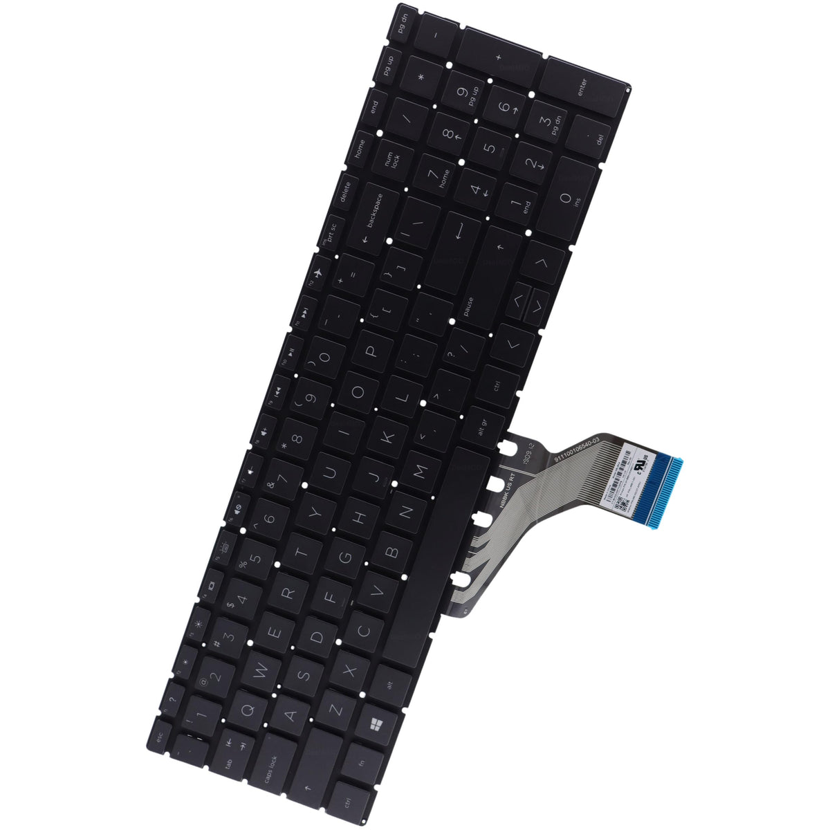 Teclado Retroiluminado de Reemplazo Deal4GO para HP 15-DY 15-EF 15-CS 17-BY 15-EC 15s-DY 15s-DU 15-DK 17-BS 15-DA 15-DF 250 255 256 G7 G6