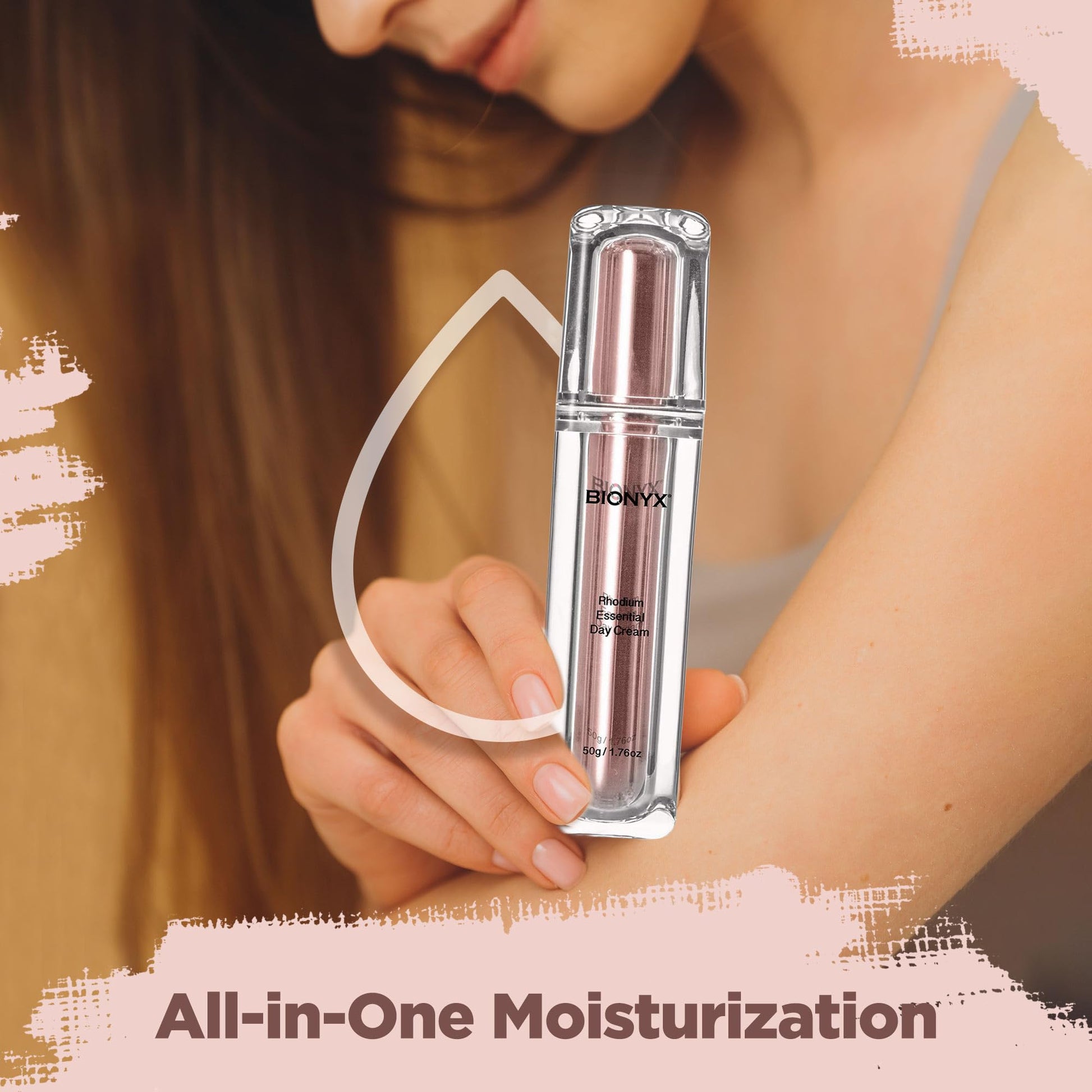 Bionyx Rhodium Essential Day Cream - Ultra Moisturizing Cream Infused with Rhodium Extract, Shea Butter and Natural Oils