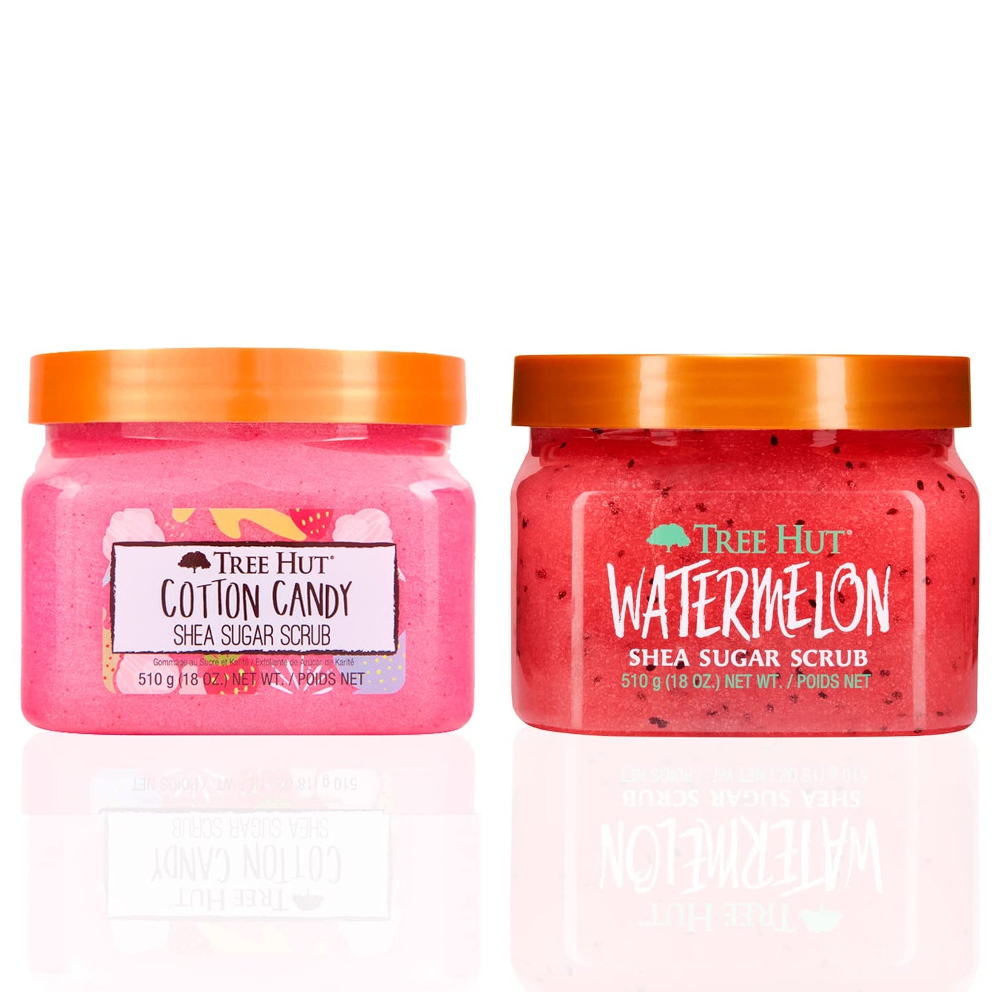 Set de Exfoliantes Corporales Tree Hut Algodón de Azúcar Sandía