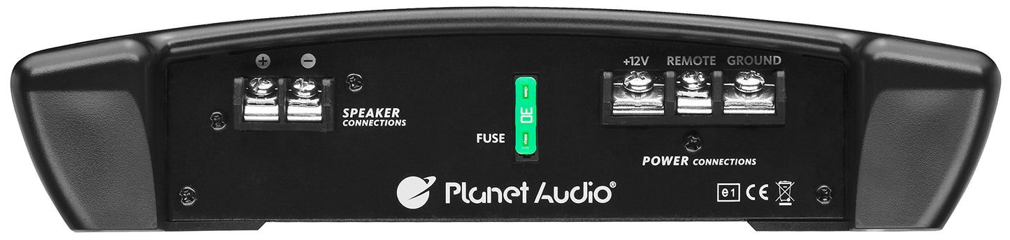 Amplificador de Coche Planet Audio TR1500.1M 1500 W Mosfet Monobloque Clase A/B Estable con Control Remoto de Subwoofer