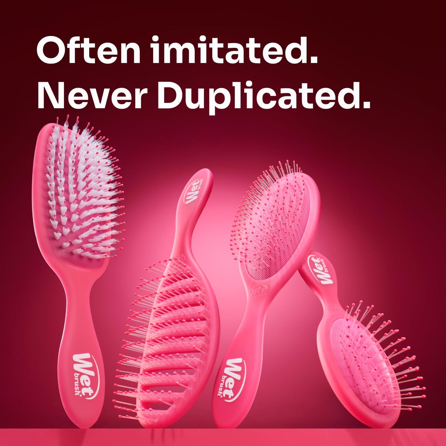 Wet Brush Cepillo desenredante original, cielo, todo tipo de cabello, cerdas IntelliFlex ultra suaves que se deslizan a través de enredos con facilidad, peine sin dolor para hombres, mujeres, niños y niñas