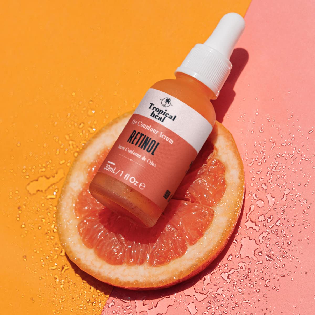 Tropical Heal - Suero Facial Retinolift con 1% Retinol y Ácido Hialurónico - Serum Nocturno Antiedad para Contorno de Ojos y Reducción de Arrugas - 30 ml