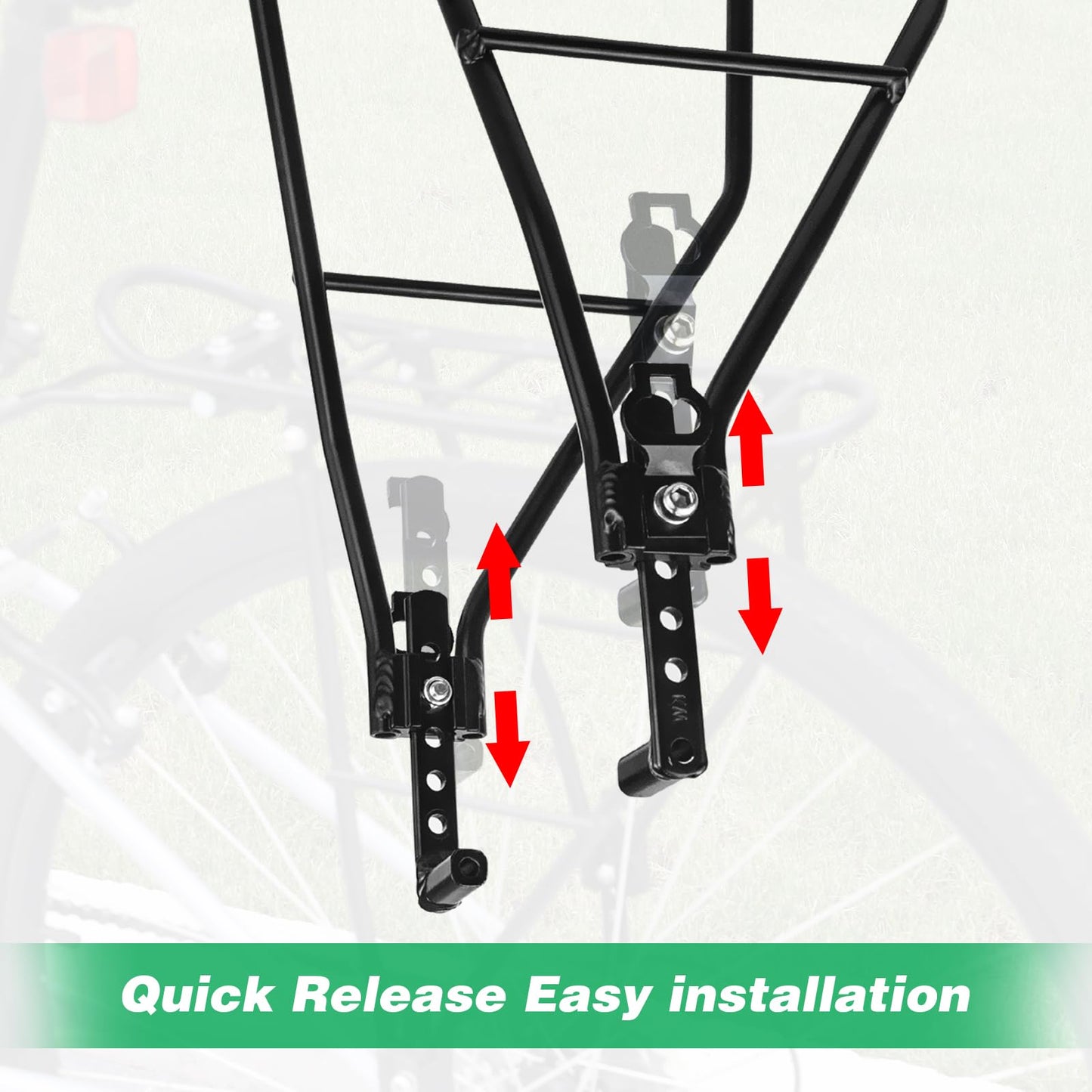 Colgador trasero para bicicleta