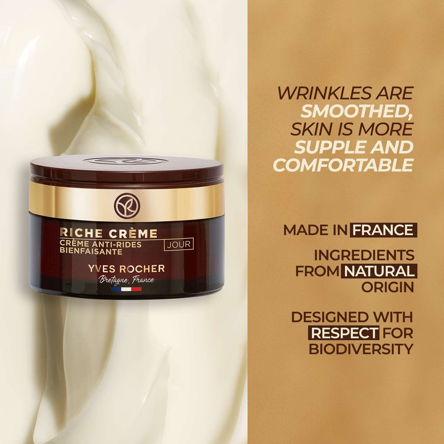 Yves Rocher Riche Créme: Crema Facial De Día Nutri Regeneradora 50ml