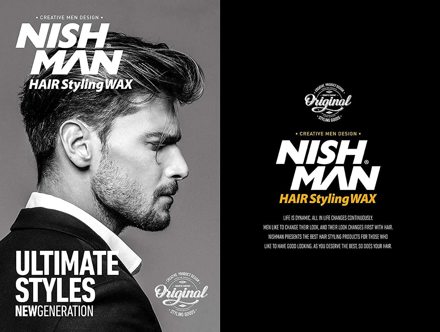 Nishman Serie Hair Styling (04 Rugby AQUA WAX, 150 ml)