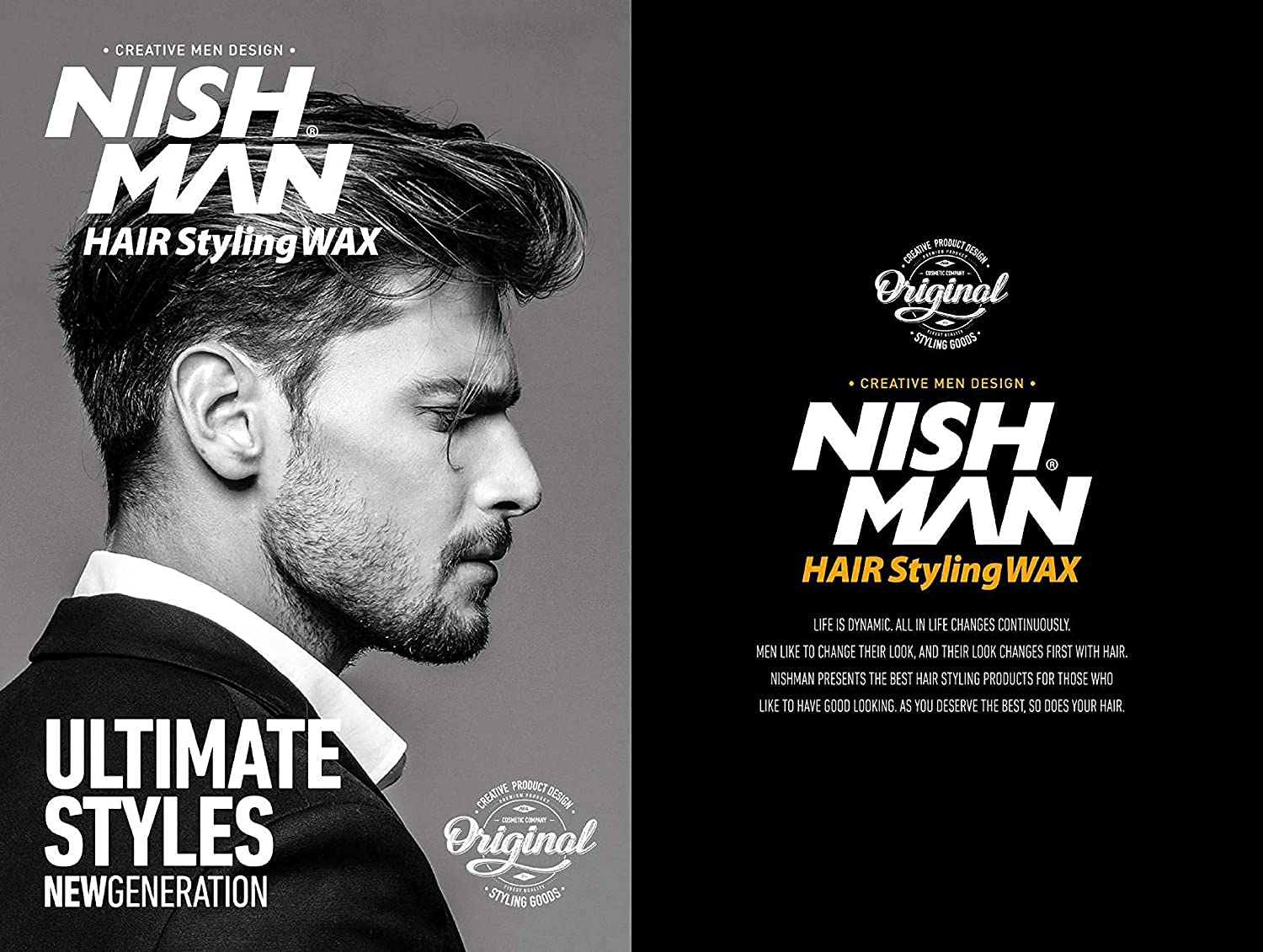 Nishman Serie Hair Styling (04 Rugby AQUA WAX, 150 ml)