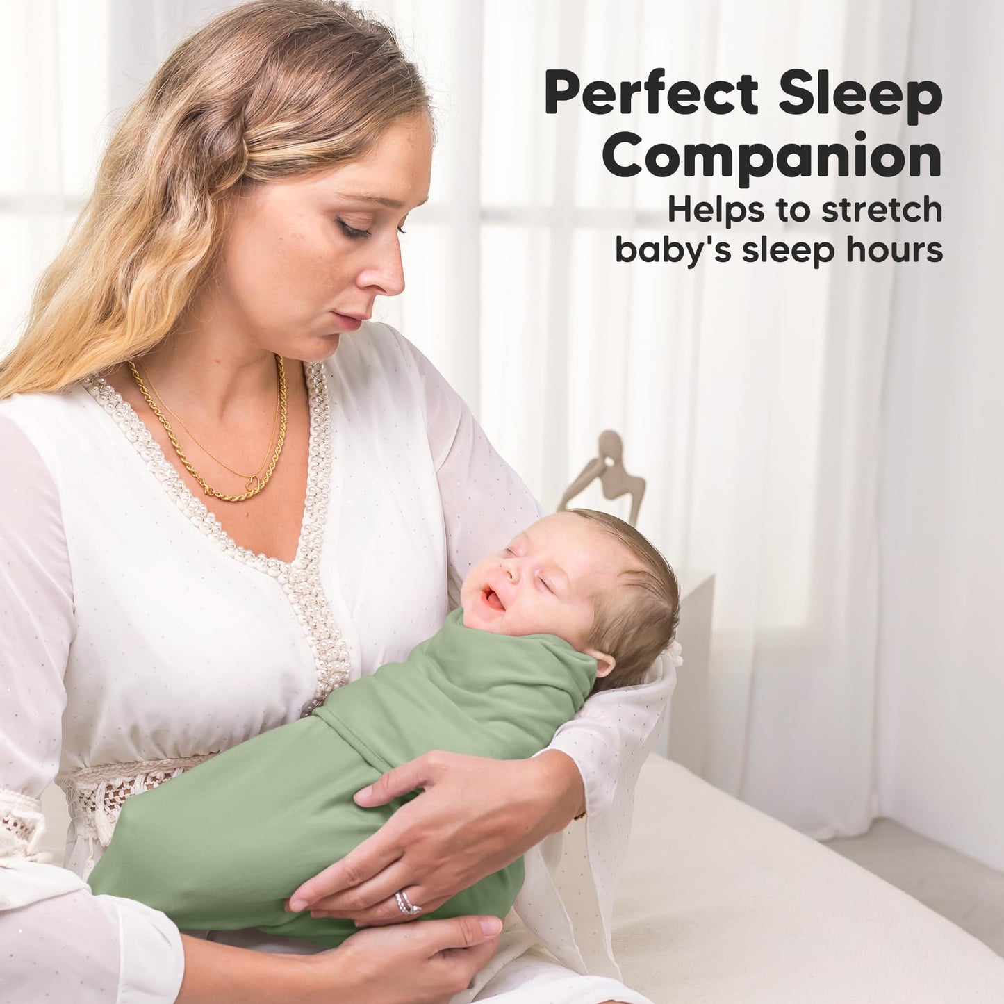 KeaBabies Paquete de 3 paños Soothe Zippy (Slate, OS)