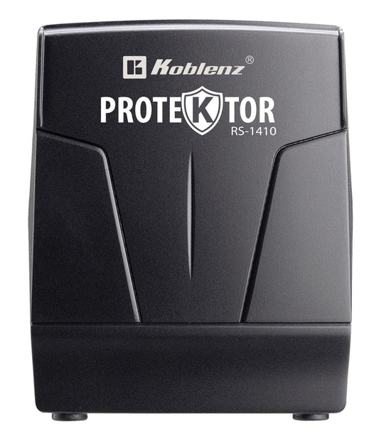 Regulador Koblenz RS-1410 Negro Diferenciador de 1410VA y 700W para Uso Rudo