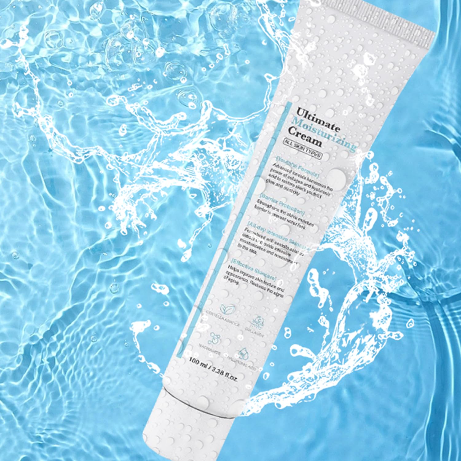 Crema Hidratante Vegana Anti-Edad con Fórmula Revitalizante - Set de 2 Unidades. ¡Hidratación Profunda y Piel Radiante! Ideal para Cuidado de la Piel.