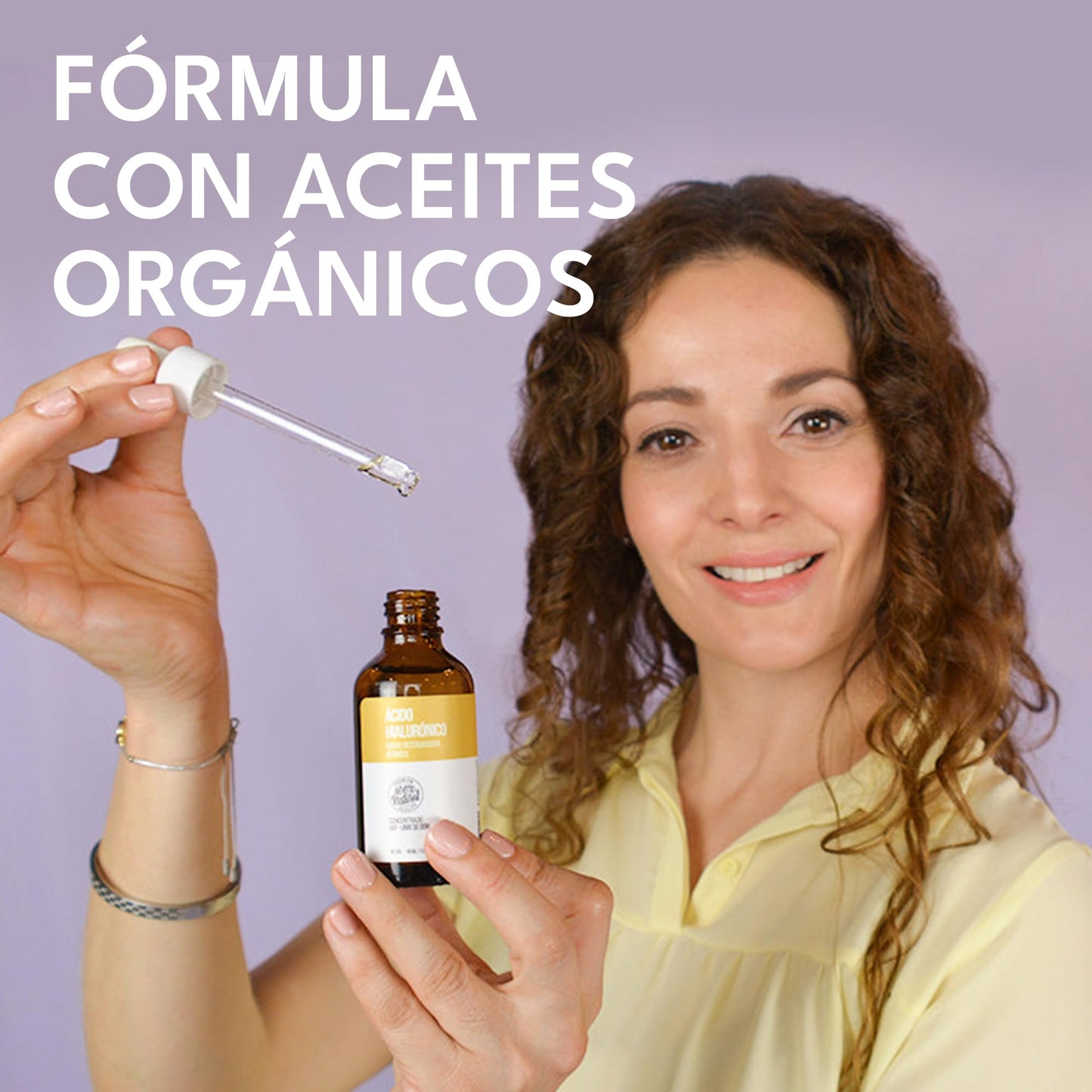 NATSHOP | Suero de Ácido Hialurónico 100% Natural - Fórmula Ligera y de Rápida Absorción - Libre de Parabenos y Químicos Agresivos | Skin Care para Rutina de Día y Noche - Skincare Facial 60ml