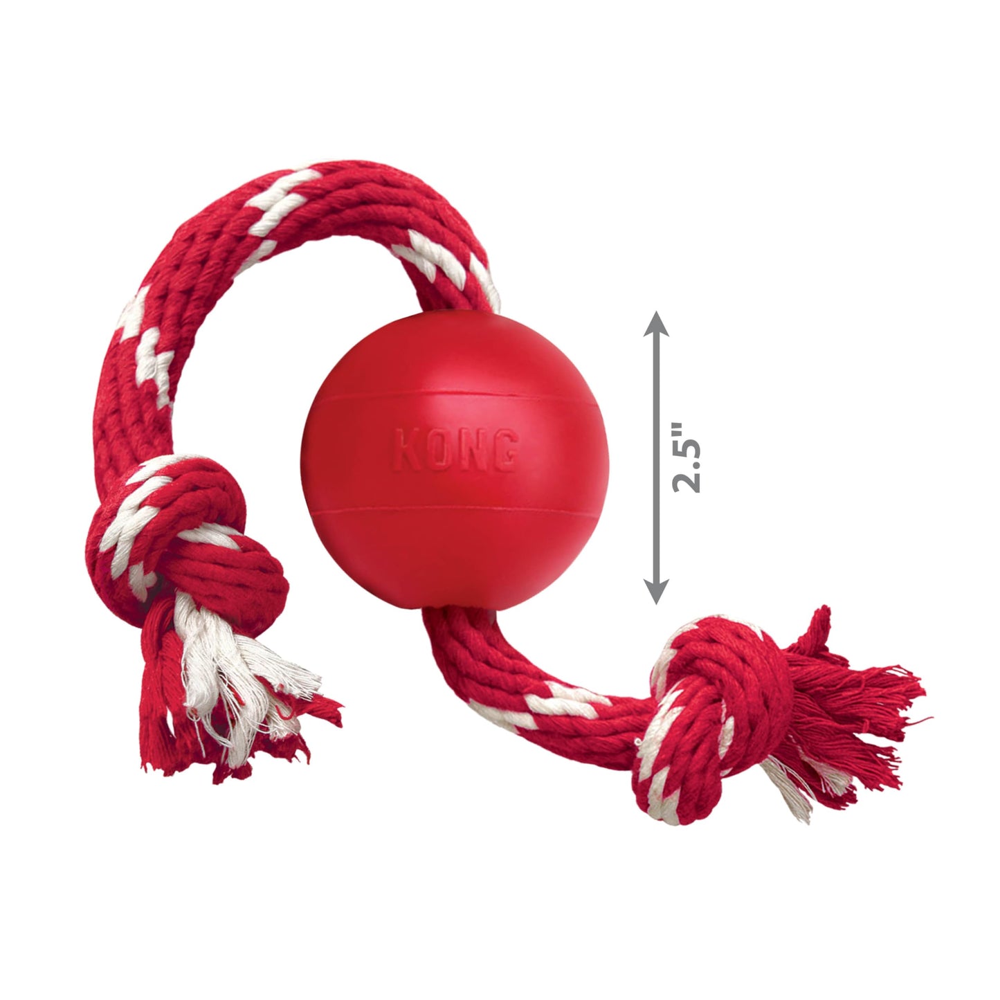 Kong pelota con cuerda chico