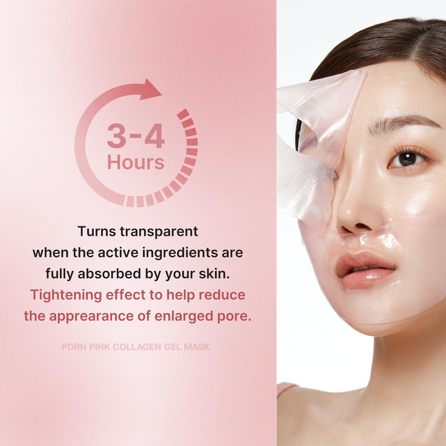 Medicube Salmon Dna Pdrn Máscara De Gel De Gelatina De Colágeno Rosa | Mascarilla De Noche Para Piel Brillante De Vidrio- Elasticidad, Hidratación, Reafirmante E Hidratante | Cuidado D