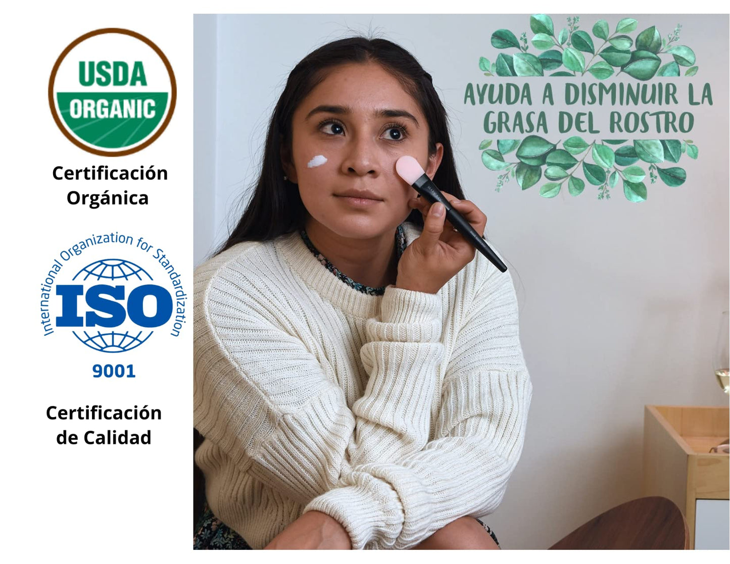 Aceite Esencial OLEUM VITAE Romero 100% Puro Orgánico 15 ml Certificado USDA ORGANIC Hecho en India