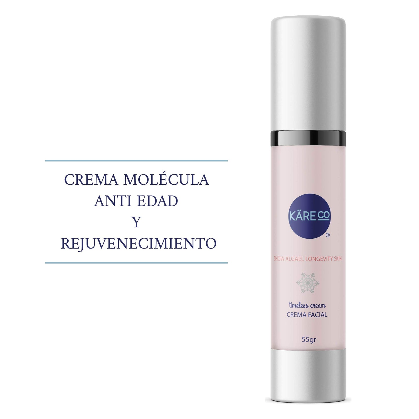 KareCo Snow Algae Crema Hidratante Facial | Acido Hialuronico y Niacinamida | Hidrata y Rejuvenece Profundamente | Reducción Visible de Arrugas con Vitamina C | Skin Care Avanzado