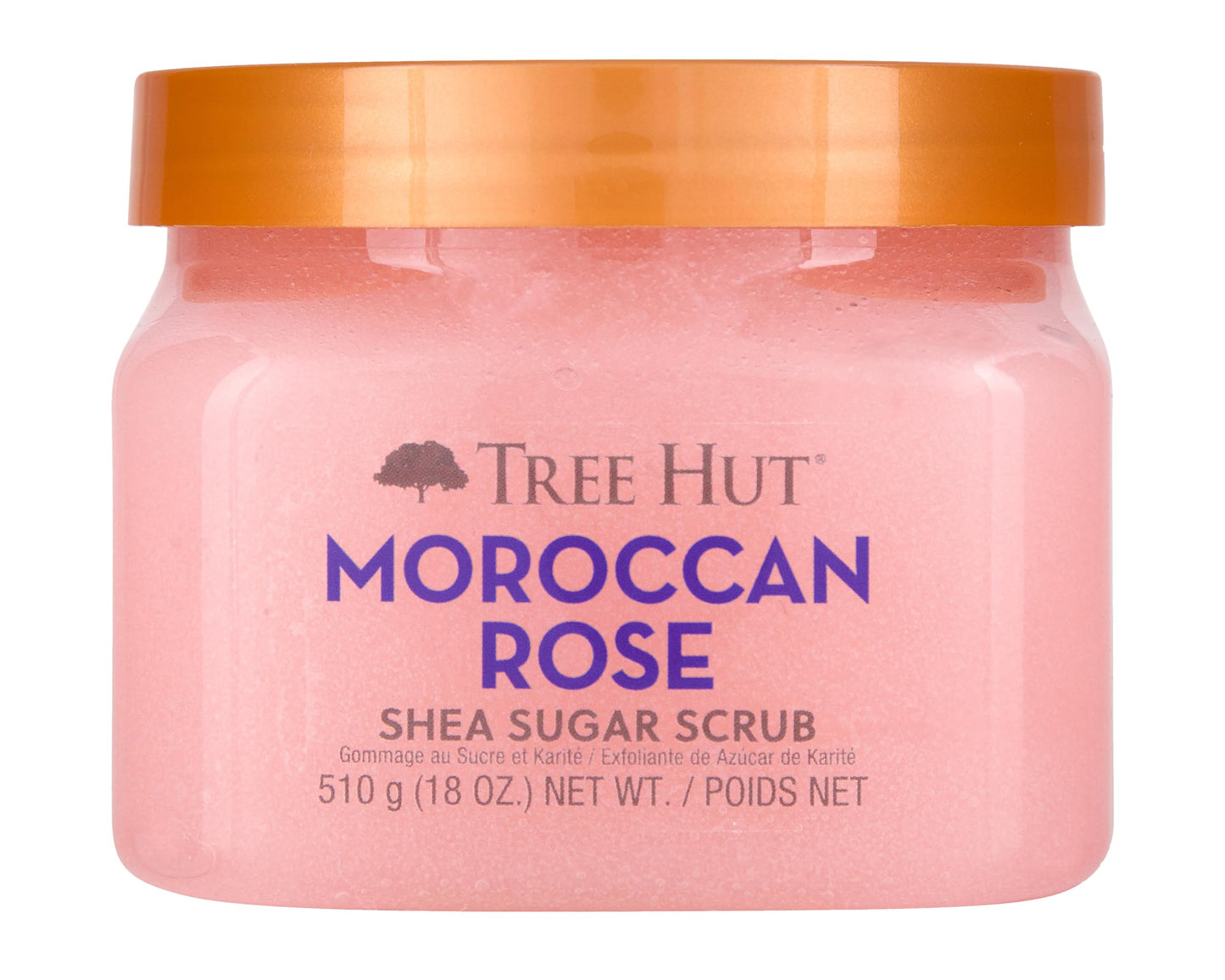 Exfoliante de Azúcar de Karité Tree Hut Rosa Marroquí Ultra Hidratante y Nutritivo para Cuidado Corporal Esencial