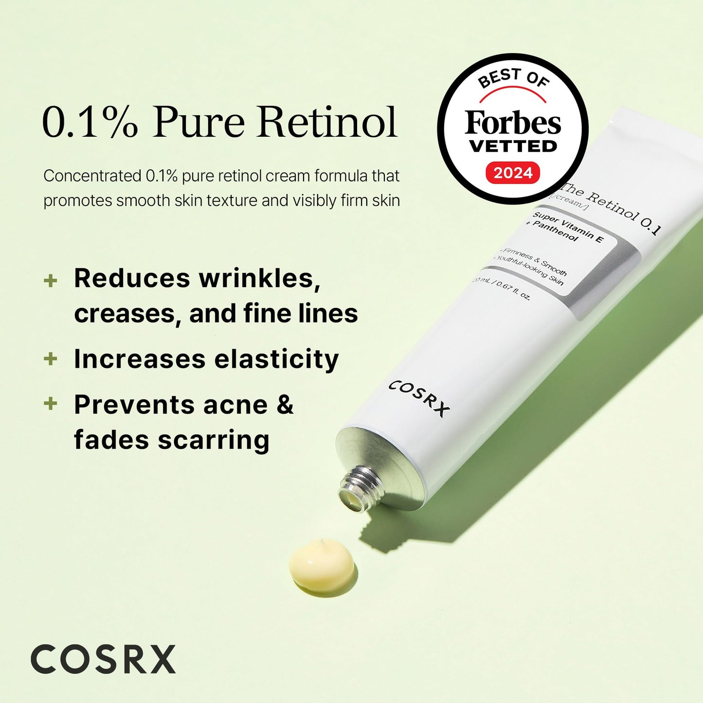 The Retinol 0.1 Cream by Cosrx for Unisex - 0.67 oz Cream