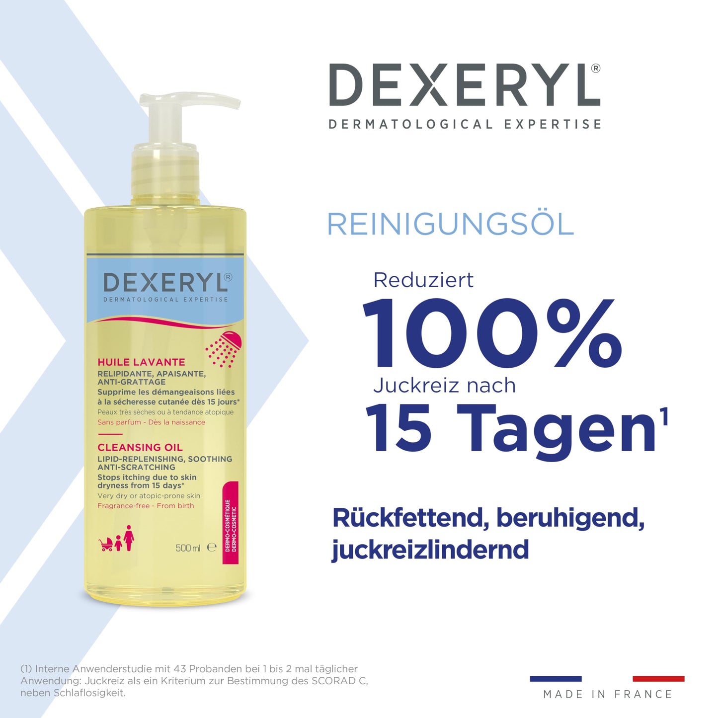 Dexeryl Aceite Lavante 500 ml, Relipidante, Calmante