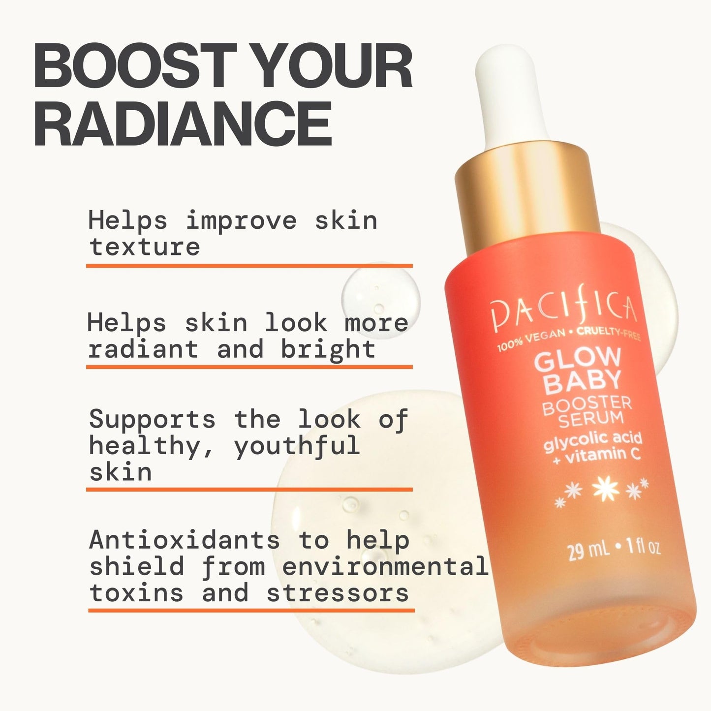 Pacifica Water bounce booster serum
