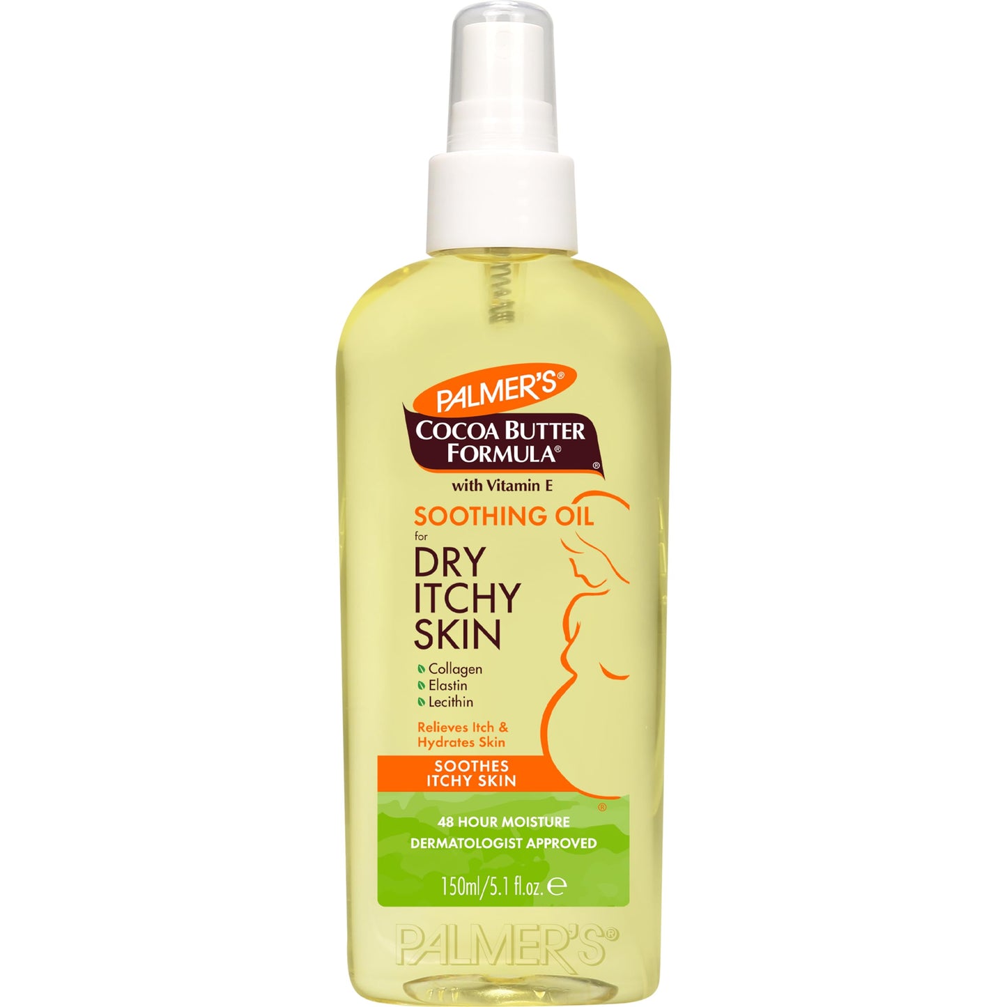 Palmer's Cocoa Butter Formula Soothing Oil for Dry/Itchy Skin for Women, 5.1 Ounce