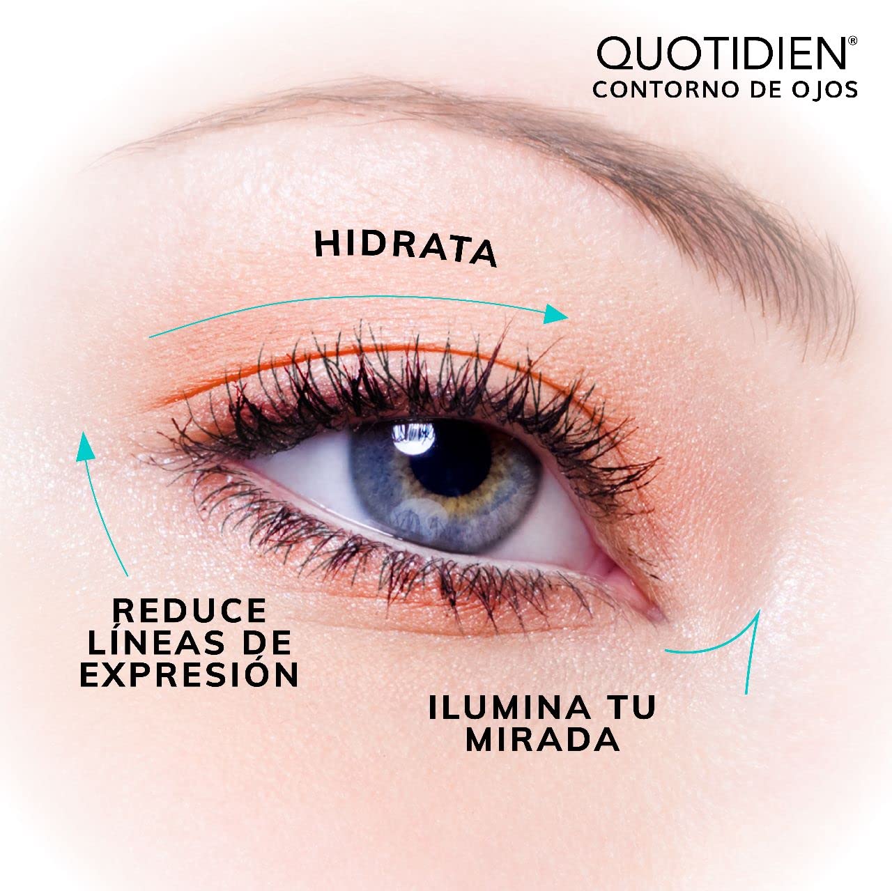 Contorno de Ojos en Gel-Hidratación y luminosidad- Atenúa Líneas de Expresión - Refresca y energiza tus ojos- Ligero y Rápida absorción- Sin fragancia-Sin parabenos- SkinCare-Todo Tipo de Piel | 15ml