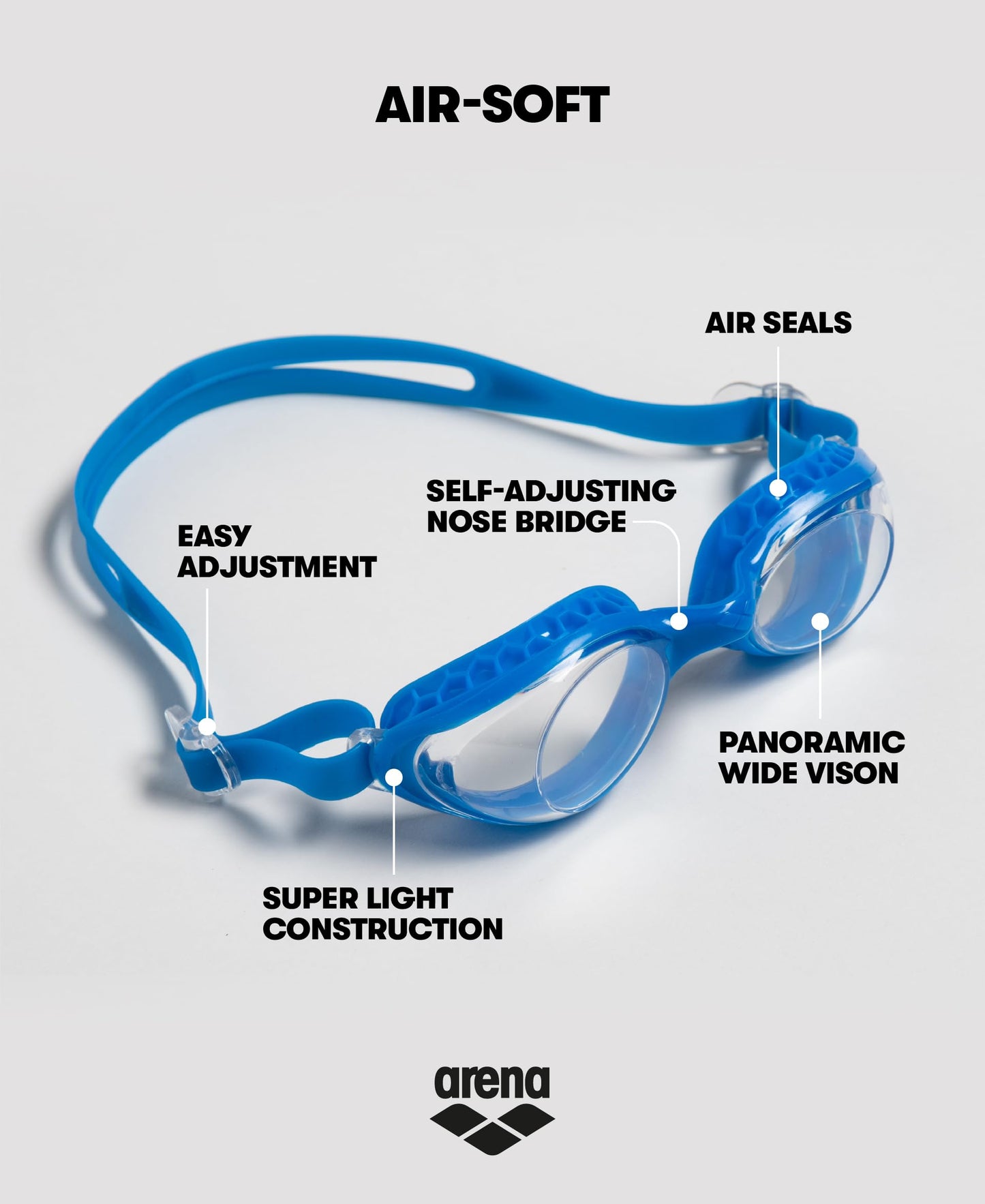Arena 003149-550-UNITALLA Goggles, Airsoft, Negro, Unitalla