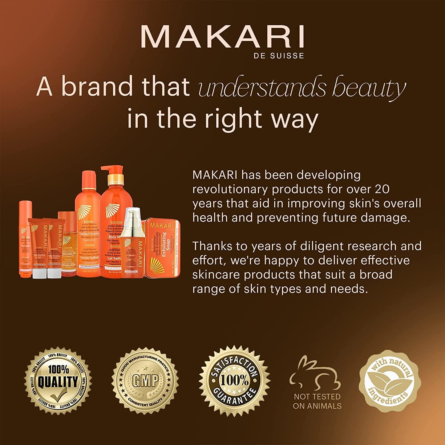 Makari Extreme Botanical Body Oil 4.23 fl. Oz. â€" Moisturizing, Toning & Anti-Aging Body Treatment With Omega 3 & 6, Argan, Carrot & Soybean Oils â€" Hydrating Formula for Wrinkles, Dryness